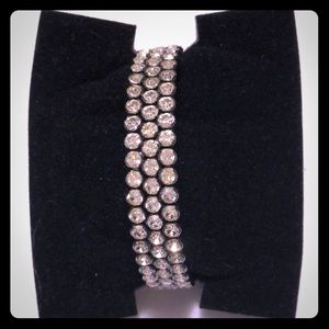 Lia Sophia rhinestone cuff bracelet